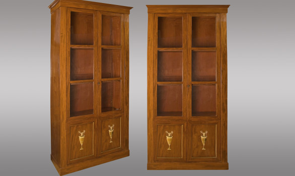 French mahogany Bookcases<br/>Circa 1800