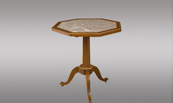 A Directoire mahogany <br/>octagonal tilt-top Table<br/>Circa 1800