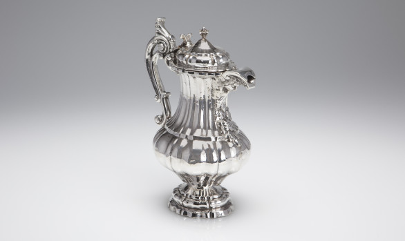 Spanish covered Silver Jug<br/>18th. Century