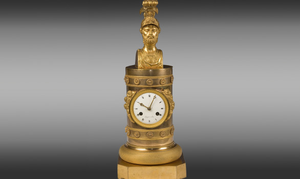 An Empire gilt bronze Clock mantel<br/>Circa 1800