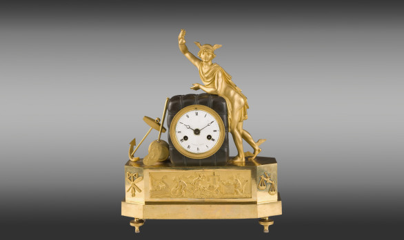 French mantel clock<br/>Directoire Period Circa 1800