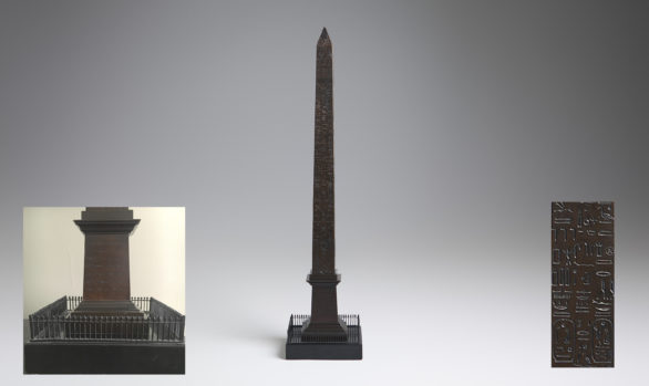 Great Obelisk in patinated Bronze<br/>First half of Nineteenth Century