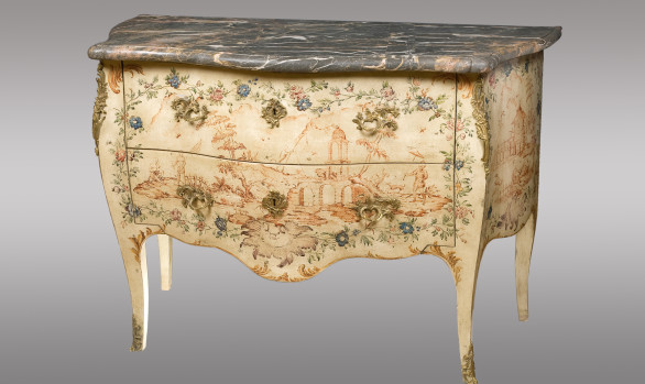 A Genoa rococo painted Commode<br/> Eigtheenth Century