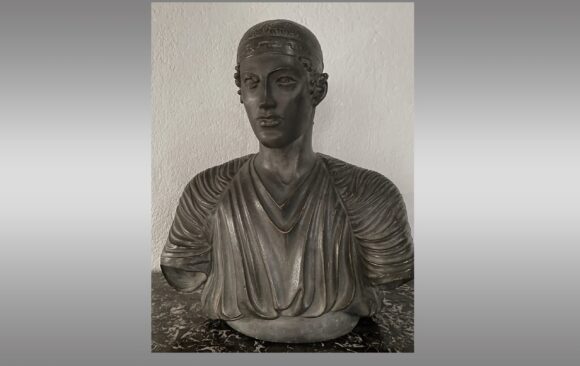 Busto antiguo de Heniokhos  (Auriga)<br/>Siglo XIX